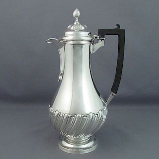 Victorian Sterling Silver Hot Water Pot