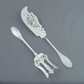 French Silver Fish Servers