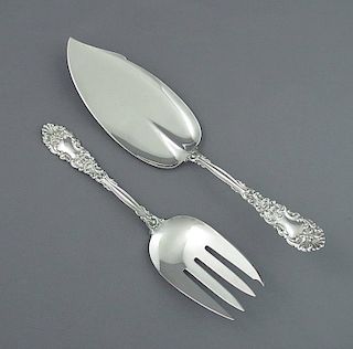 Dominick and Haff Sterling Silver Fish Servers