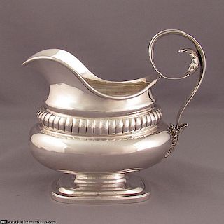 19th Century Dutch Silver Milk Jug