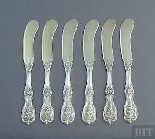 6 Reed & Barton Butter Spreaders