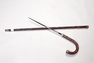 Sterling Endcap Sword Cane