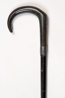 Black Horn Gun Cane