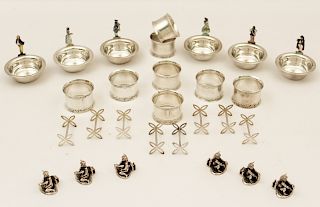 28 PC. MISC. LOT OF STERLING TABLE ITEMS