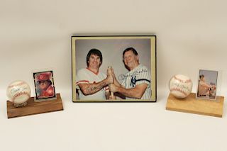 SIGNED MICKEY MANTLE AND PETE ROSE