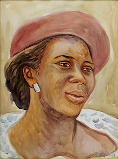 Raul Anguiano Realist Portrait Painting of a Woman