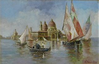 Victorio Bianchini Impressionist Venetian Painting