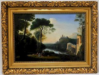 Italian Classical Illuminated Landscape Painting