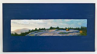 Conley Harris Twilight Mountain Landsacpe Painting