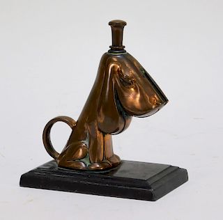 Ronson AMW Art Deco Hound Dog Lighter Strike