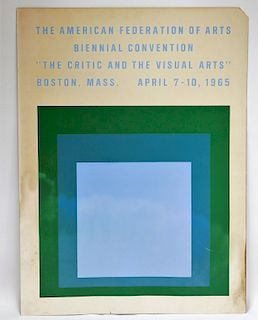 Josef Albers American Federation of Arts Poster