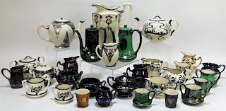 29PC American Belleek Porcelain Tea Article Group