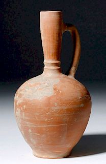 Ancient Marlik Pottery Jug - Spindle Spout