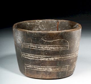 Olmec Pottery Grayware Bowl
