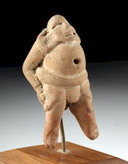 Rare Miniature Olmec Pottery Standing Figure