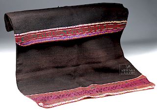 19th C. Bolivian Ayamara Textile Blanket