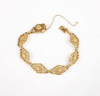 A French antique gold bracelet