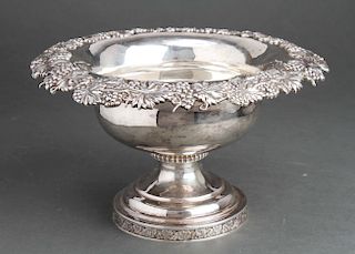Edward Lownes Silver Footed Compote Grape Motif