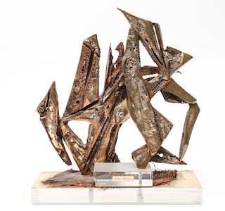 Esther Fuhrman Abstract Bronze Sculpture