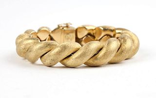 A gold San Marco link bracelet