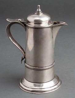 Sobey Scottish Silver Hinged Lidded Pitcher