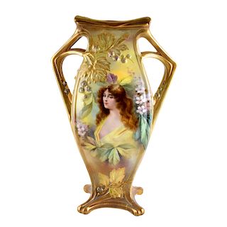 Royal Bonn Gilded Porcelain Vase