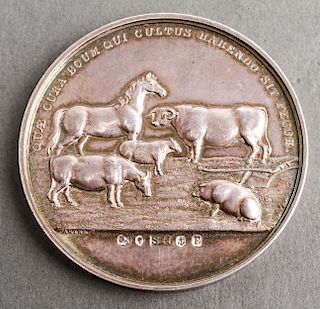 Kerry Central Farming Society Silver Medal, 1854