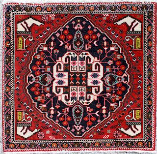 Persian Hand Woven Prayer Rug / Mat 2' x 2'