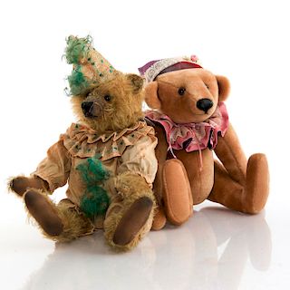 1 NORBEARY ARTICULATED BEAR, 1 PLUSH BEAR ARTICULATED