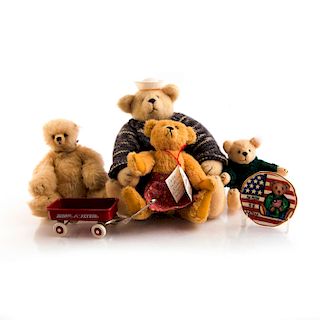 GROUP OF 4 TEDDY BEARS