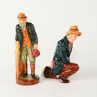 PAIR OF ROYAL DOULTON FIGURINES, POACHER AND GAFFER