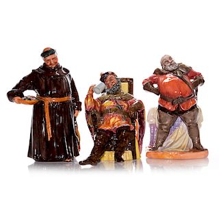 GROUP OF 3 ROYAL DOULTON FIGURINES, JOLLY MEN