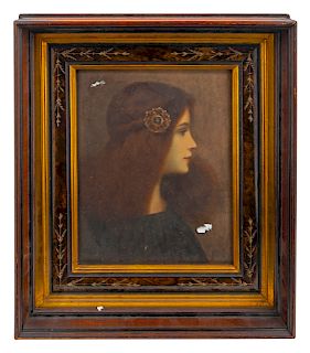 An Aesthetic Portrait, Set in a Period Frame<br>H