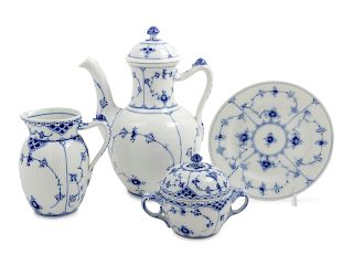 A Group of Royal Copenhagen Porcelain Articles<br