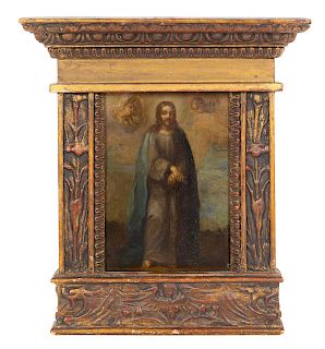 Artist Unknown<br>19TH CENTURY<br>Jesus<br>oil<br