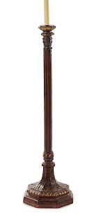 A Continental Style Floor Lamp<br>Height of base 