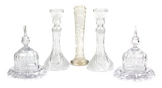Five Cut Glass Articles<br>19TH CENTURY<br>compri