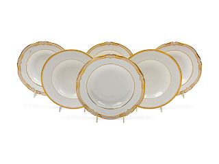 A Group of Eight Spode Soup Plates<br>