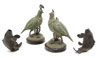 A Group of Four Cast Metal Animals <br>20TH CENTU