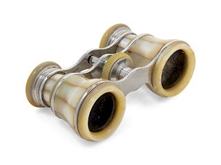 A Pair of Mother-of-Pearl Opera Glasses, Le Bal<b