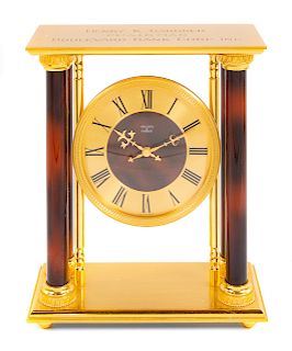 A Swiss Electric Clock, Spaulding<br>Height 10 in