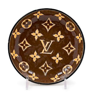 A Longwy for Louis Vuitton Ceramic Dish<br>MID 20