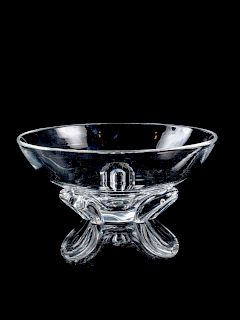 A Steuben Glass Bowl<br>Diameter 7 3/4 inches.