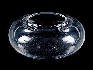 A Baccarat Glass Vase<br>20TH CENTURY<br>'Baccara