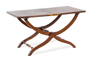 A George III Style Mahogany Coaching Table<br>LAT