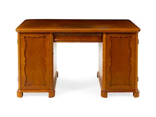 A Continental Writing Desk<br>Height 30 1/2 x wid