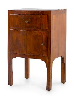A Continental Fruitwood Veneered Commode<br>19TH 