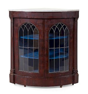 A Victorian Mahogany Corner Cabinet<br>SECOND HAL
