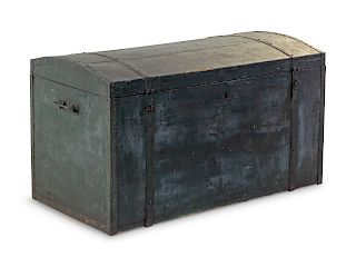 A Painted Chest<br>Height 21 x width 37 1/4 x dep