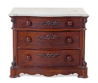 A Victorian Mahogany Chest of Drawers<br>19TH CEN